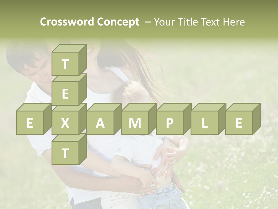 Park Relationship Smiling PowerPoint Template