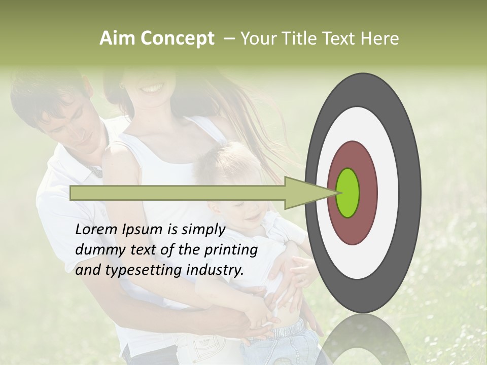 Park Relationship Smiling PowerPoint Template