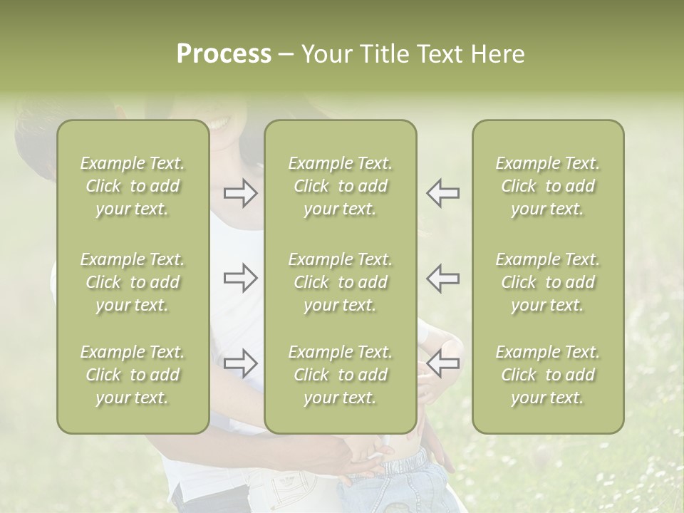 Park Relationship Smiling PowerPoint Template
