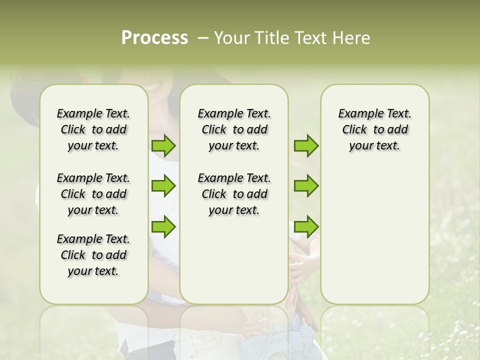 Park Relationship Smiling PowerPoint Template