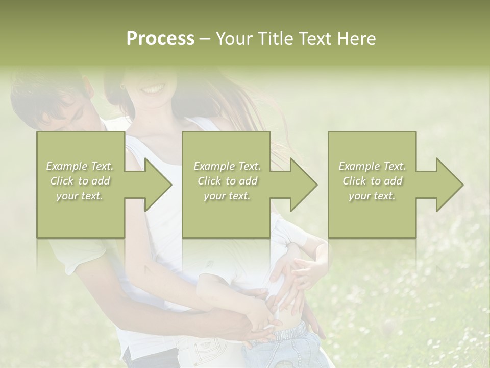 Park Relationship Smiling PowerPoint Template