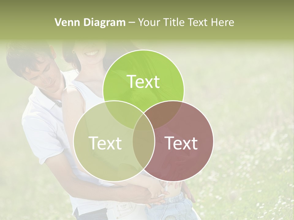 Park Relationship Smiling PowerPoint Template