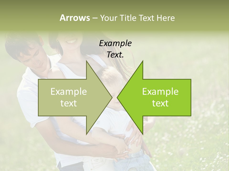 Park Relationship Smiling PowerPoint Template