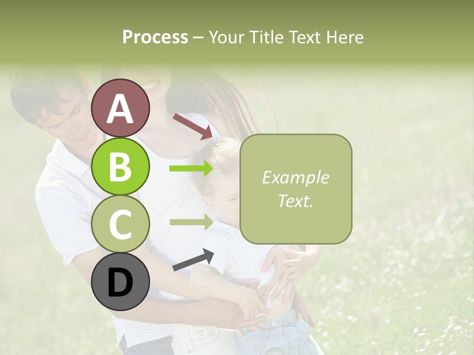 Park Relationship Smiling PowerPoint Template