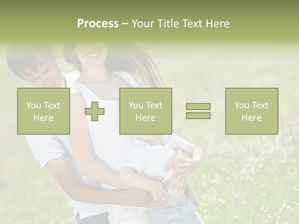 Park Relationship Smiling PowerPoint Template