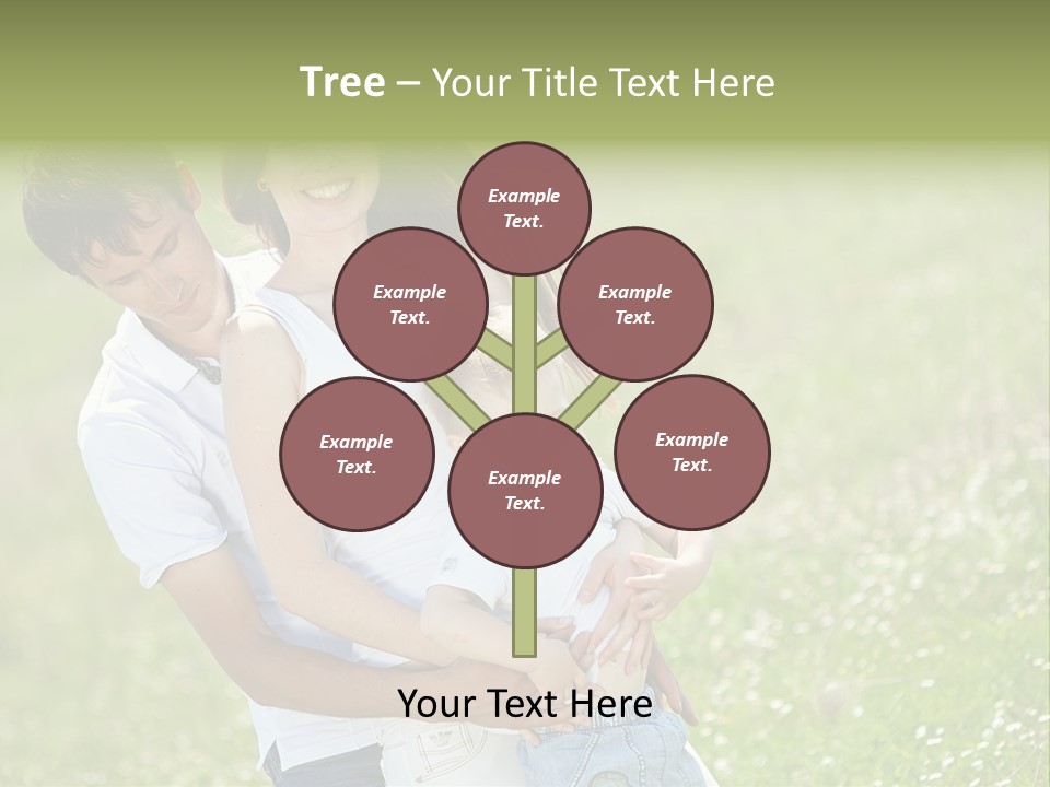 Park Relationship Smiling PowerPoint Template