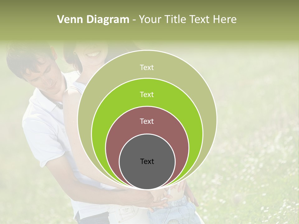 Park Relationship Smiling PowerPoint Template
