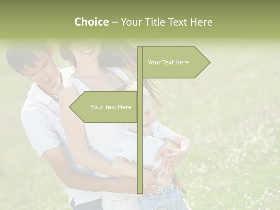 Park Relationship Smiling PowerPoint Template