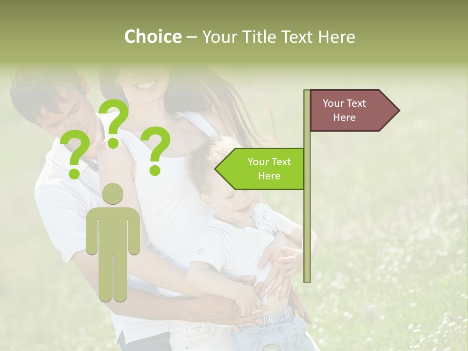 Park Relationship Smiling PowerPoint Template