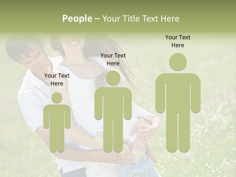 Park Relationship Smiling PowerPoint Template
