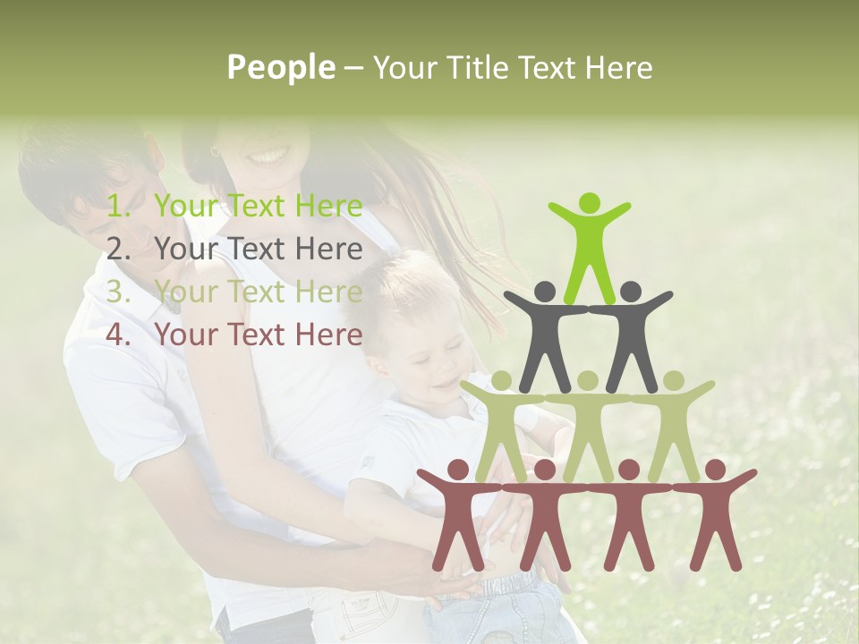 Park Relationship Smiling PowerPoint Template