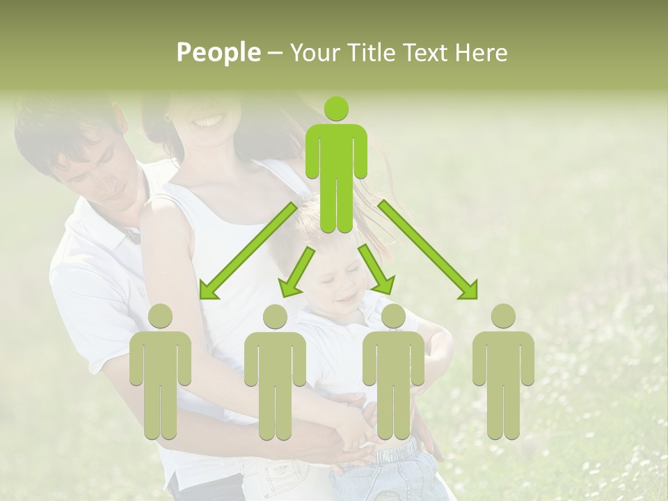Park Relationship Smiling PowerPoint Template