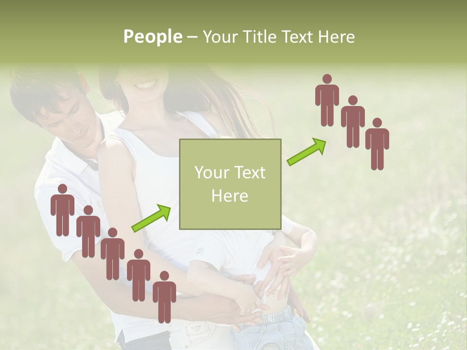 Park Relationship Smiling PowerPoint Template