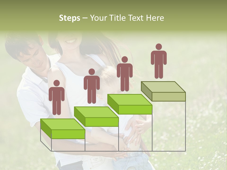 Park Relationship Smiling PowerPoint Template