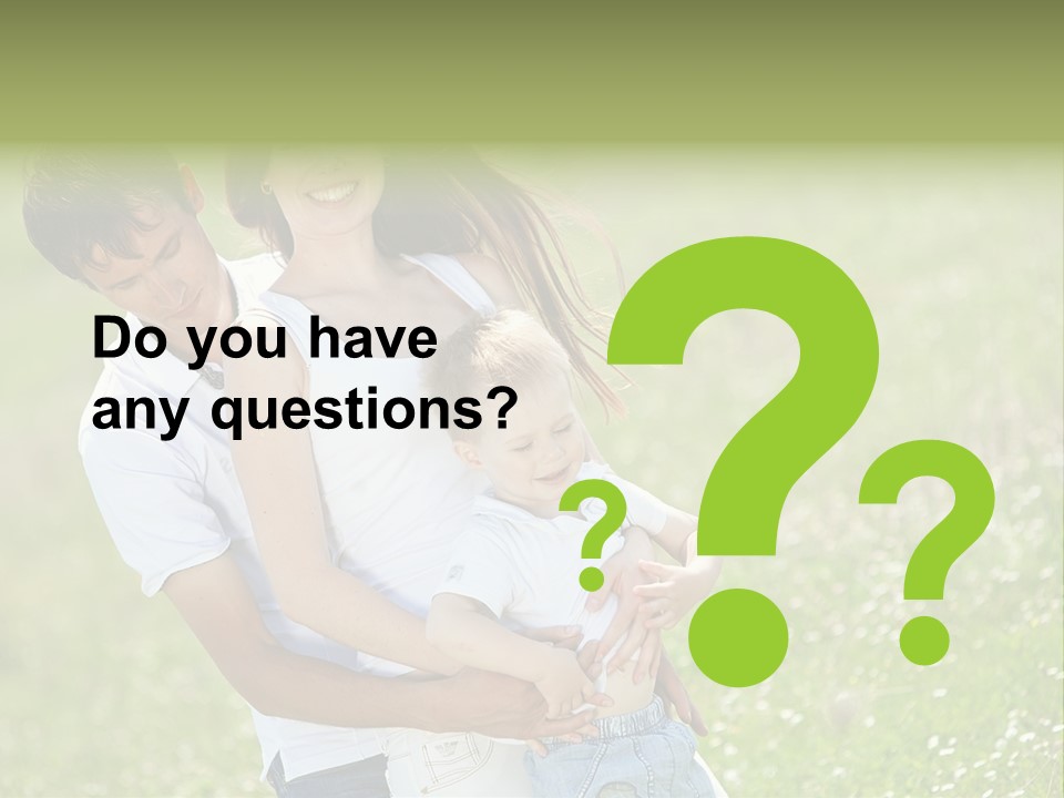 Park Relationship Smiling PowerPoint Template