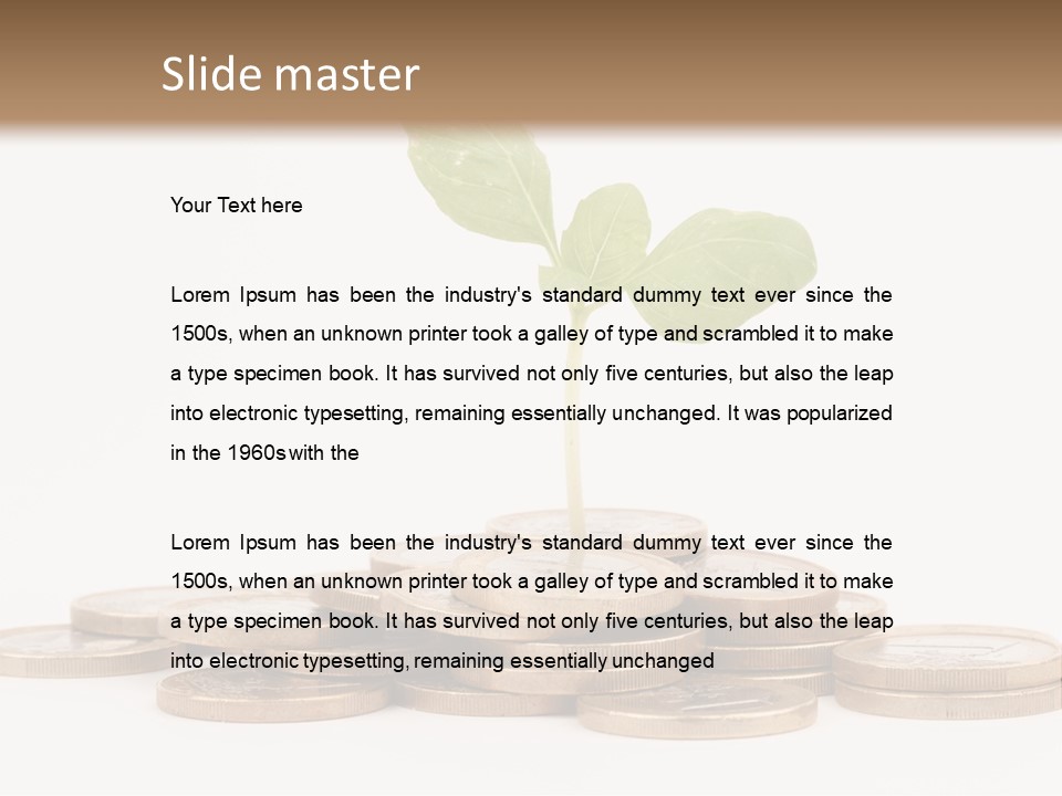 Currency Money Calculations PowerPoint Template