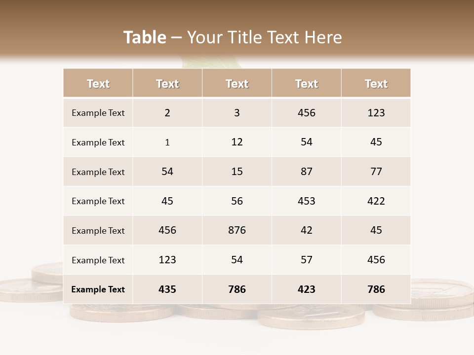 Currency Money Calculations PowerPoint Template