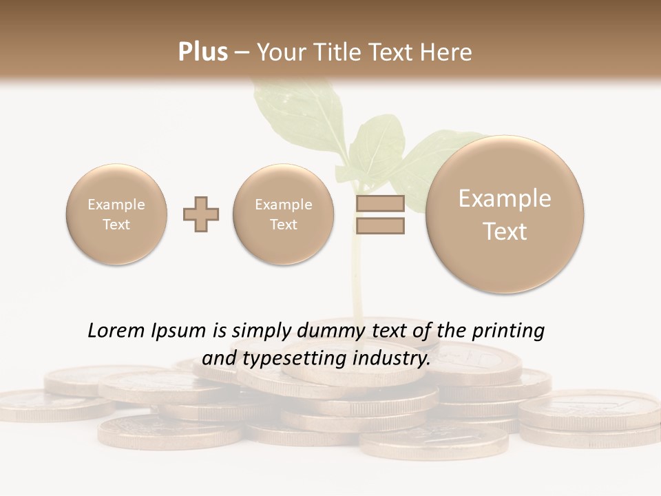 Currency Money Calculations PowerPoint Template