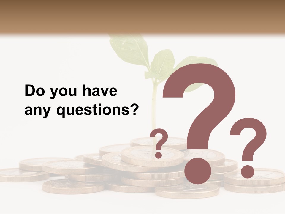 Currency Money Calculations PowerPoint Template