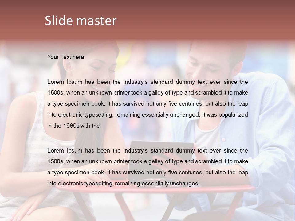 Students Computer Manhattan PowerPoint Template