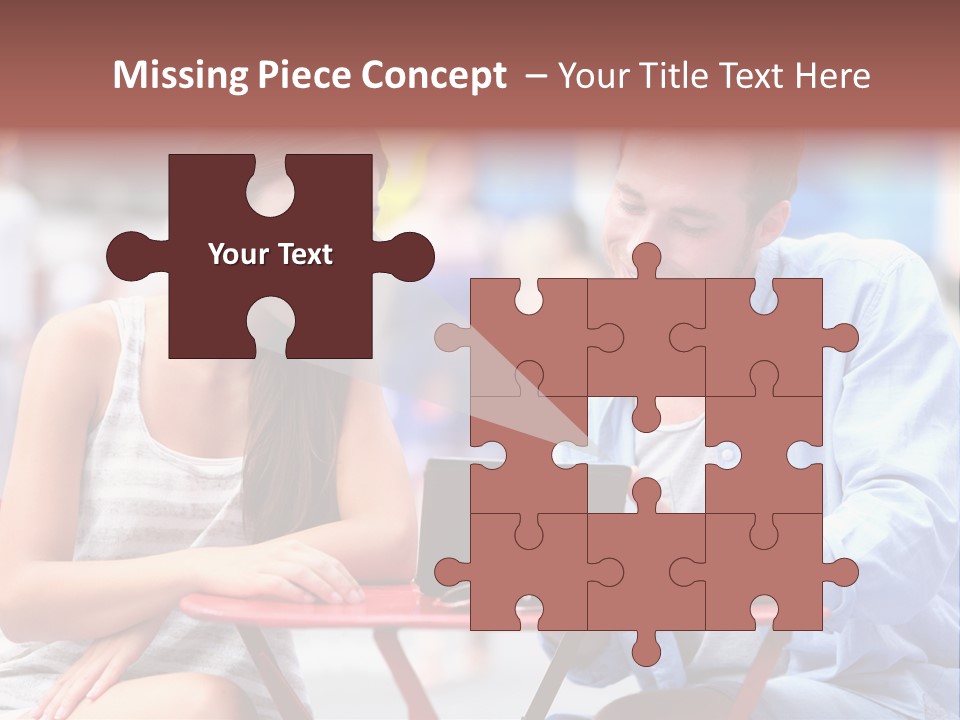 Students Computer Manhattan PowerPoint Template