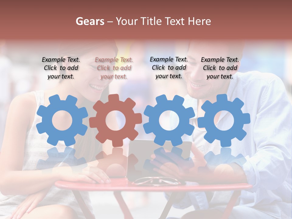 Students Computer Manhattan PowerPoint Template