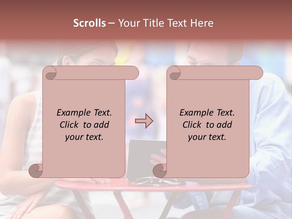 Students Computer Manhattan PowerPoint Template