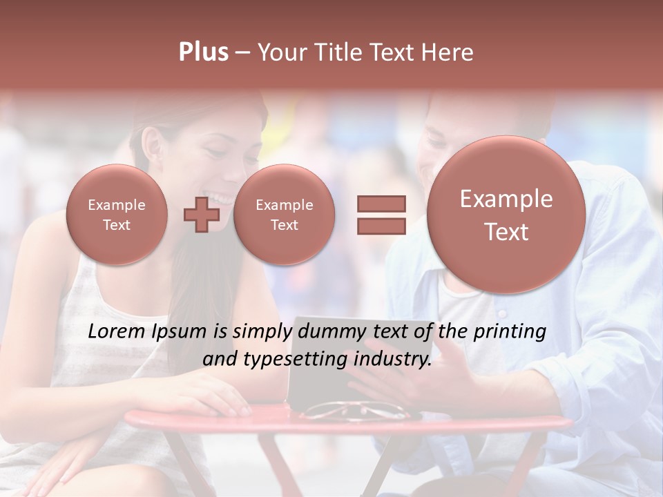 Students Computer Manhattan PowerPoint Template