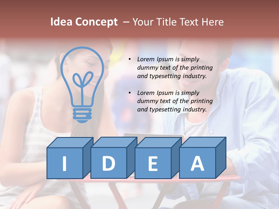 Students Computer Manhattan PowerPoint Template