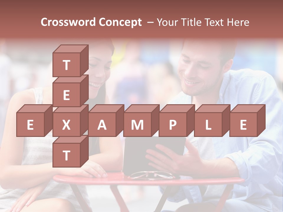 Students Computer Manhattan PowerPoint Template