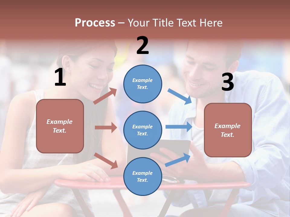 Students Computer Manhattan PowerPoint Template