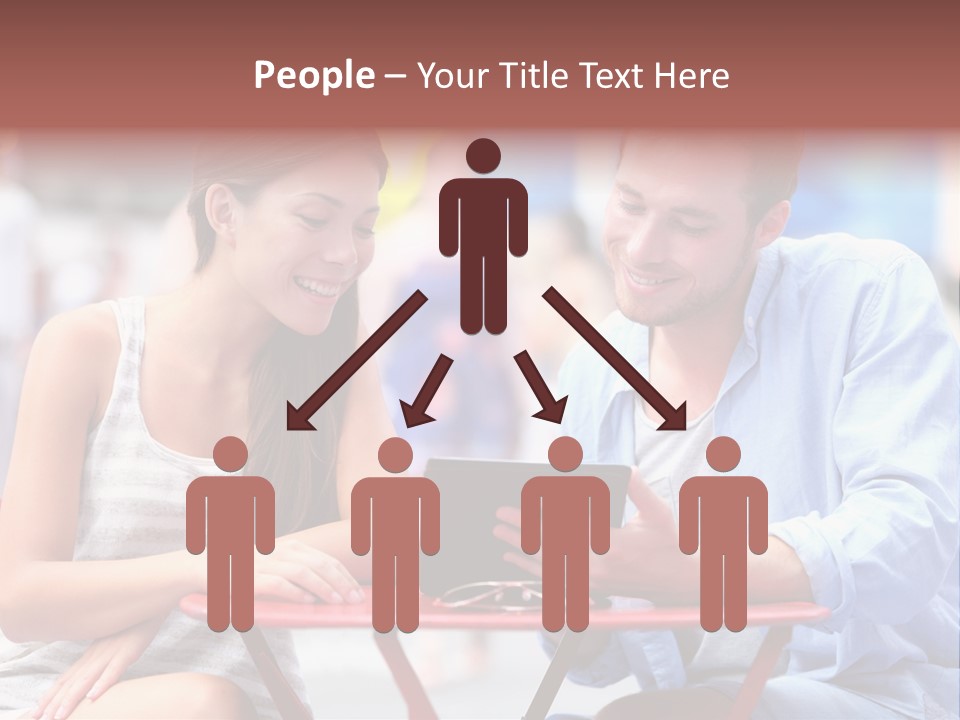 Students Computer Manhattan PowerPoint Template