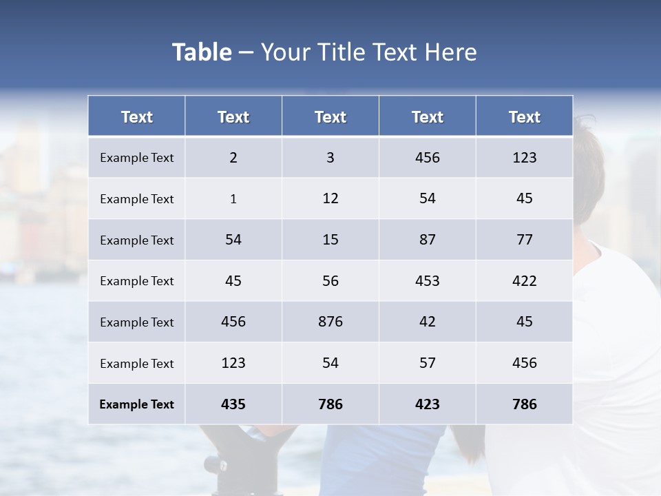 Ethnicity Mixed Race Persons PowerPoint Template