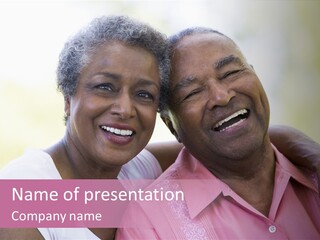 Grandmother Old Senior PowerPoint Template