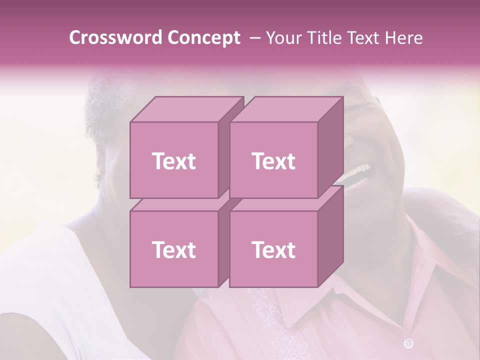 Grandmother Old Senior PowerPoint Template