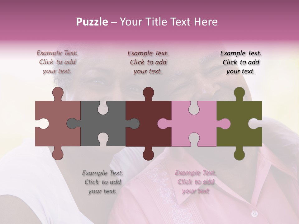 Grandmother Old Senior PowerPoint Template