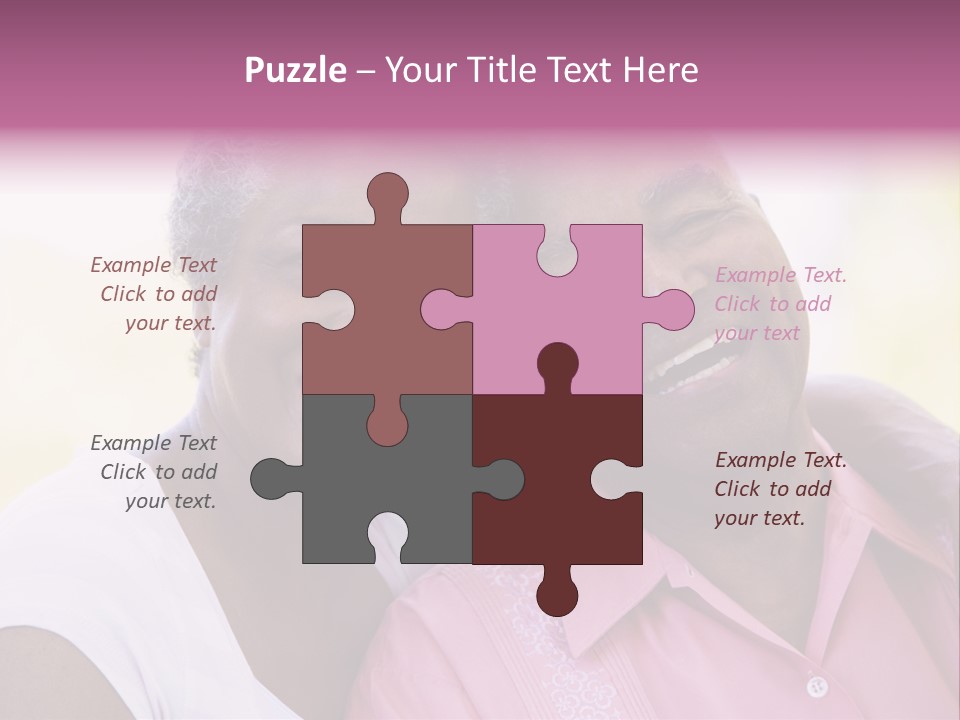 Grandmother Old Senior PowerPoint Template