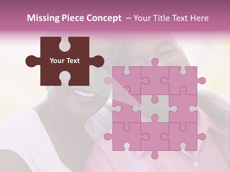 Grandmother Old Senior PowerPoint Template