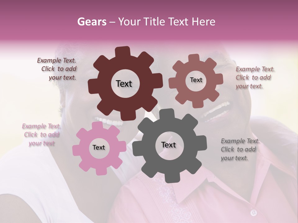 Grandmother Old Senior PowerPoint Template