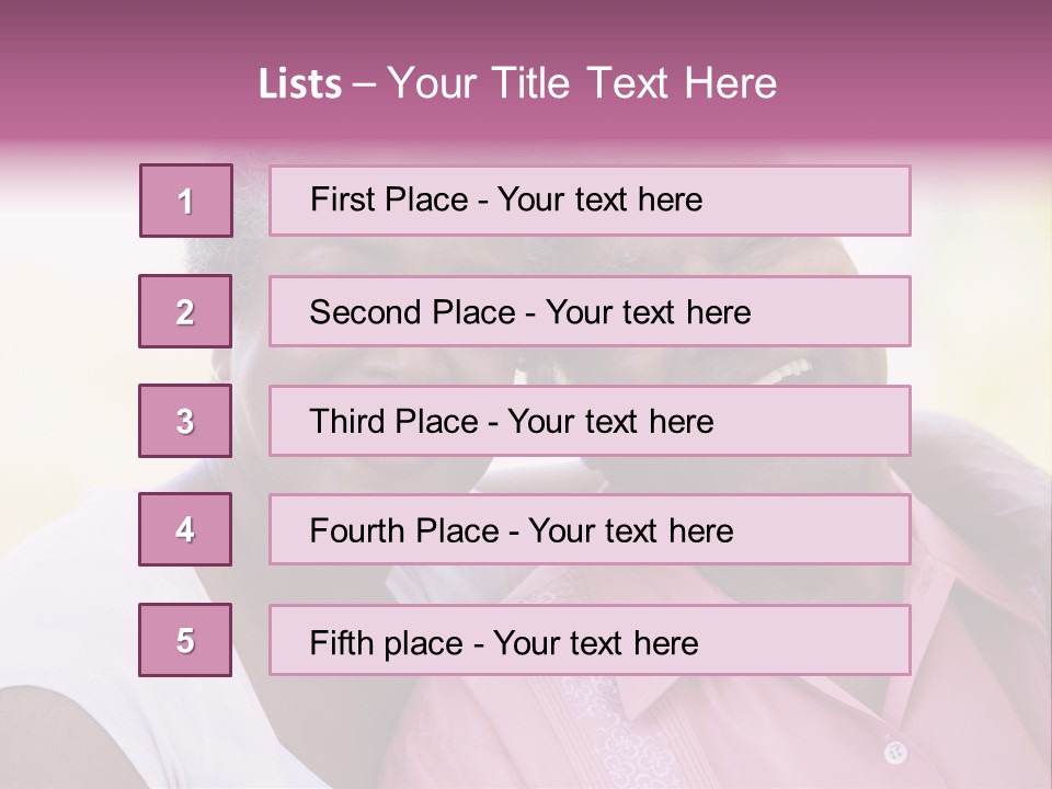 Grandmother Old Senior PowerPoint Template