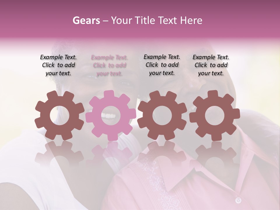 Grandmother Old Senior PowerPoint Template