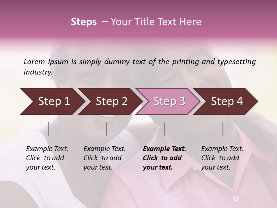 Grandmother Old Senior PowerPoint Template