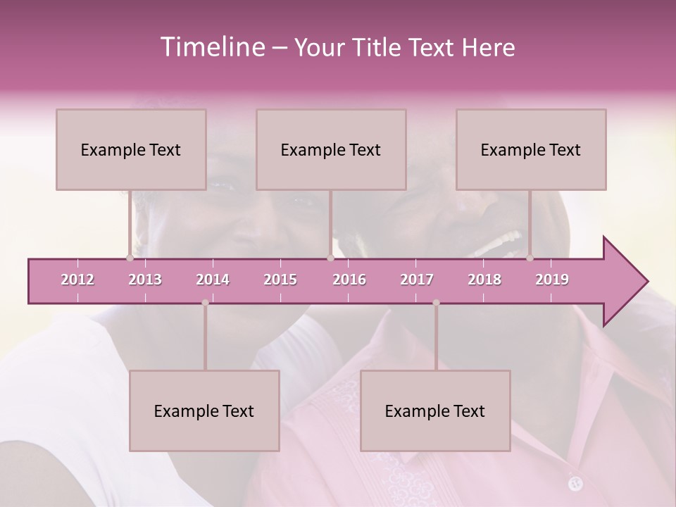 Grandmother Old Senior PowerPoint Template