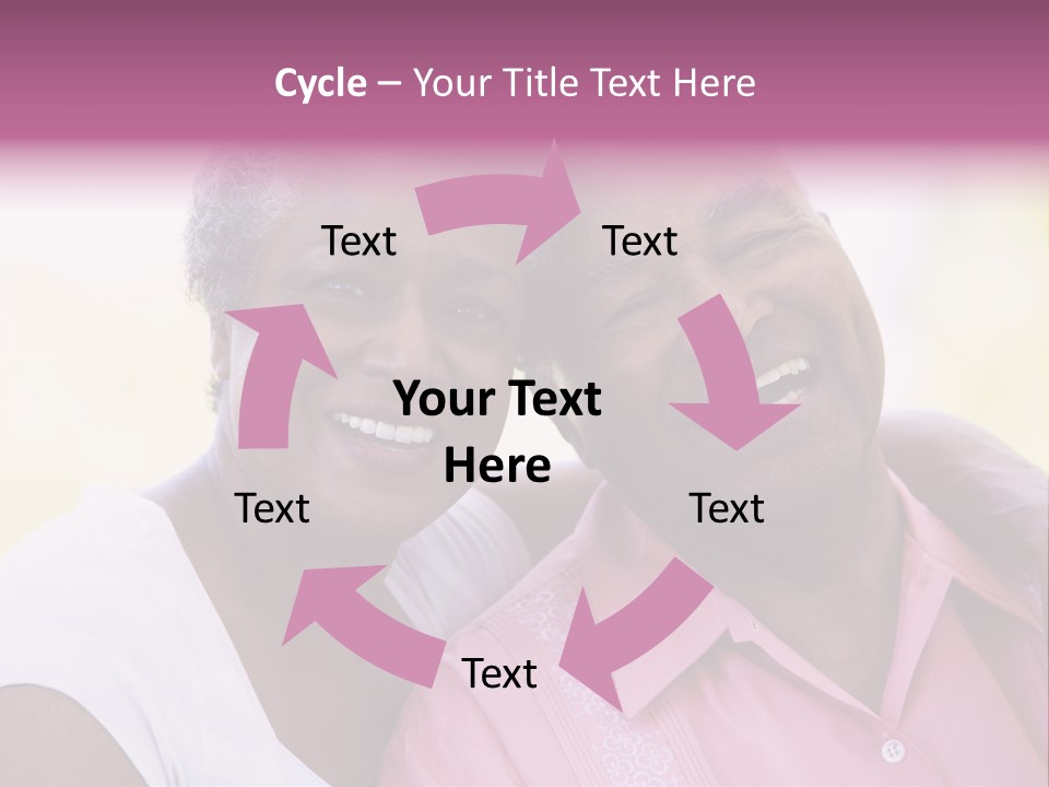 Grandmother Old Senior PowerPoint Template