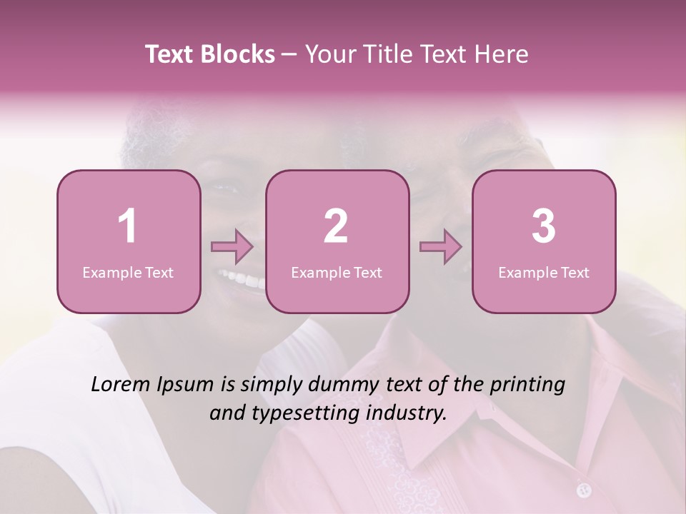 Grandmother Old Senior PowerPoint Template