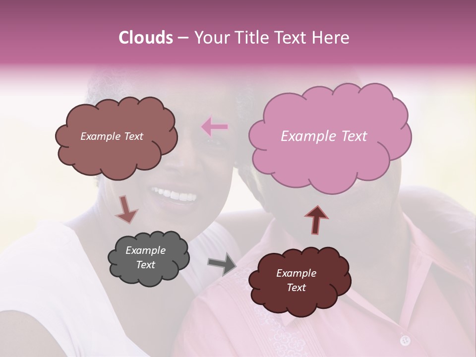 Grandmother Old Senior PowerPoint Template