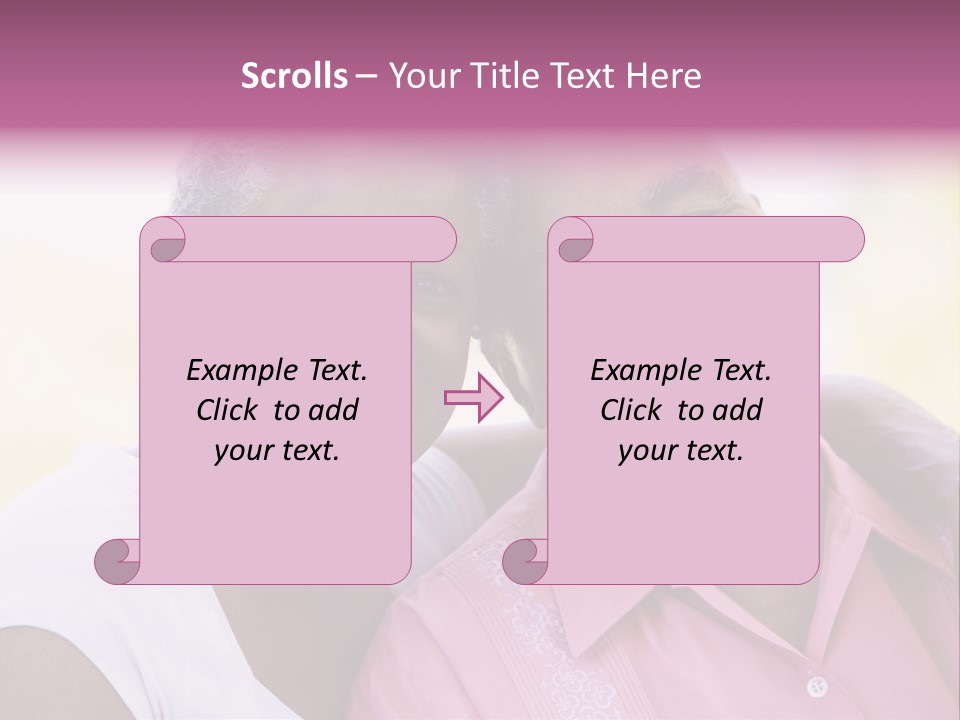 Grandmother Old Senior PowerPoint Template