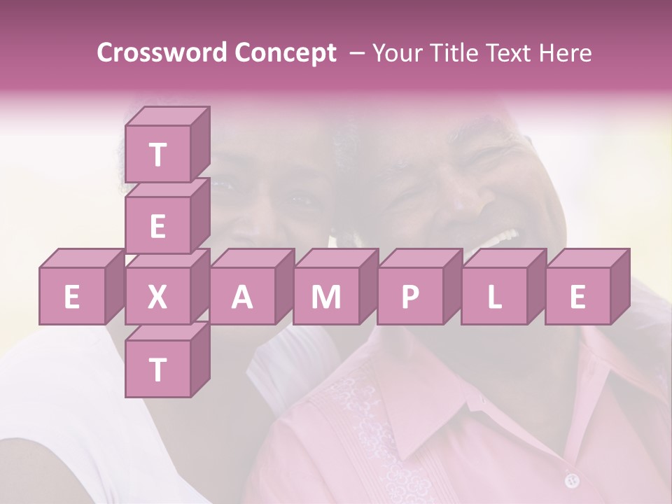 Grandmother Old Senior PowerPoint Template