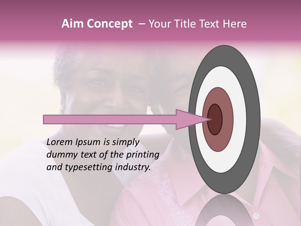 Grandmother Old Senior PowerPoint Template