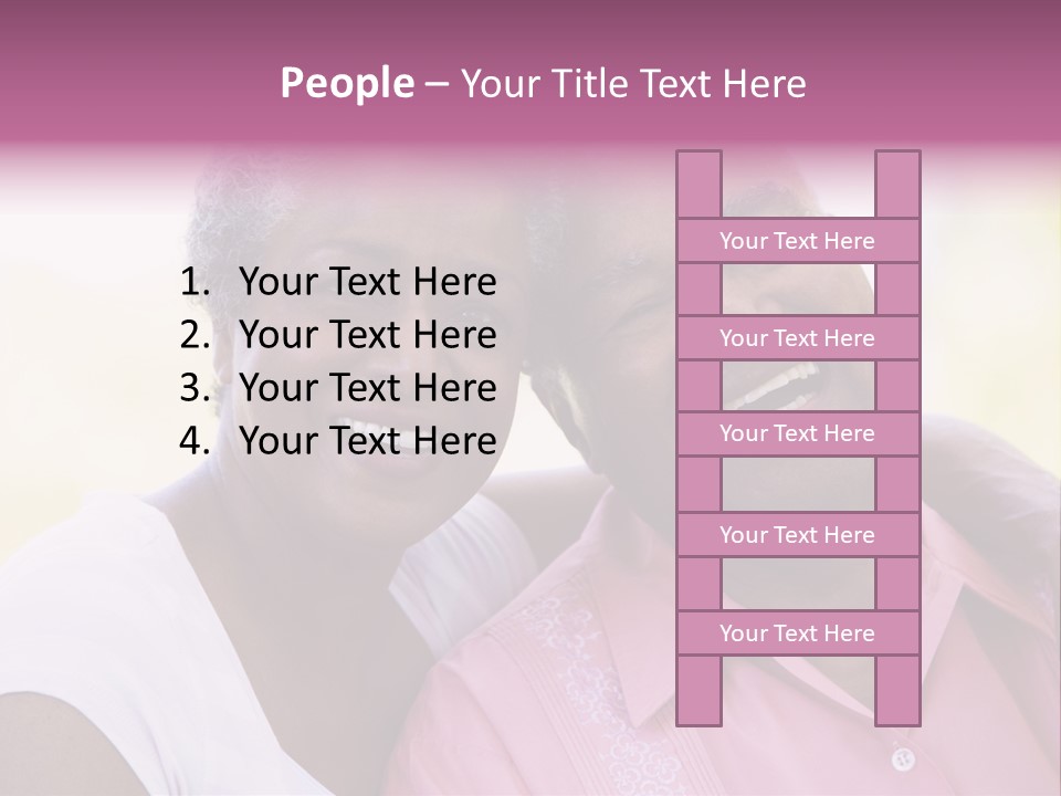 Grandmother Old Senior PowerPoint Template